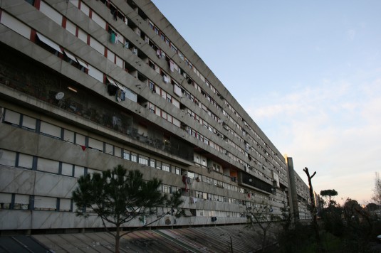 A sad example of ideological, not evidence-based, design is the Corviale social housing complex in Rome, built 1975-1982 by architect Mario Fiorentino with others. In the face of massive evidence of its damage to human lives, defenders insisted the project was sound, but “just wasn’t implemented correctly”. Image: G. Parise, courtesy of Ateneo Federato Spazio e Società